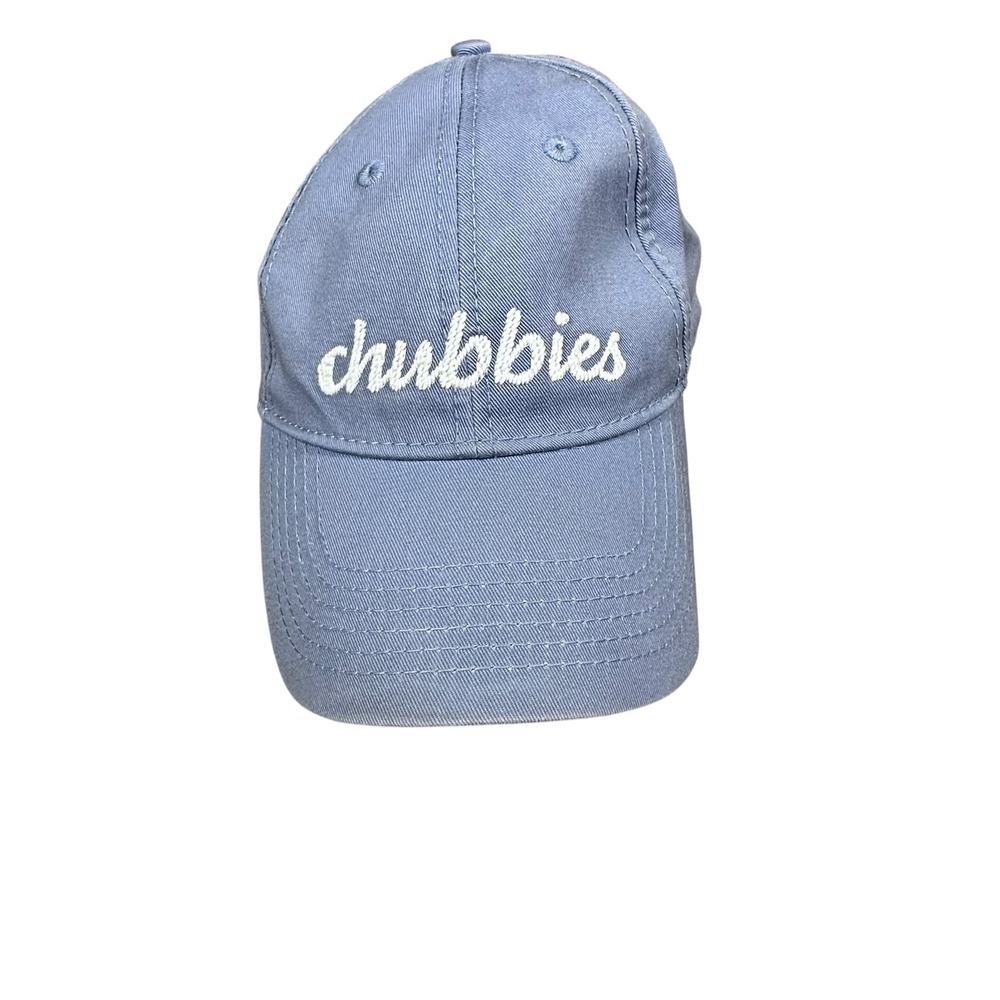 Chubbies Baseball Cap Mens OSFM Blue Harding-Lane Embroidered Logo Dad Hat